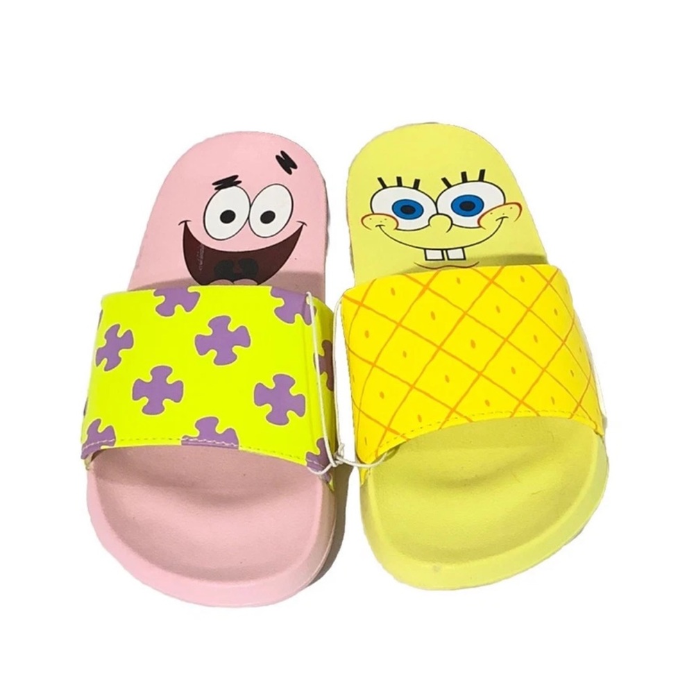 NWOT Unisex SpongeBob Patrick Squarepants Slides By GroundUP
